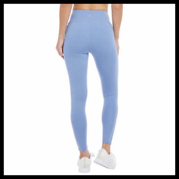 Danskin Pants & Jumpsuits Danskin Midweight 78 Length Legging With Side Pockets Light Blue